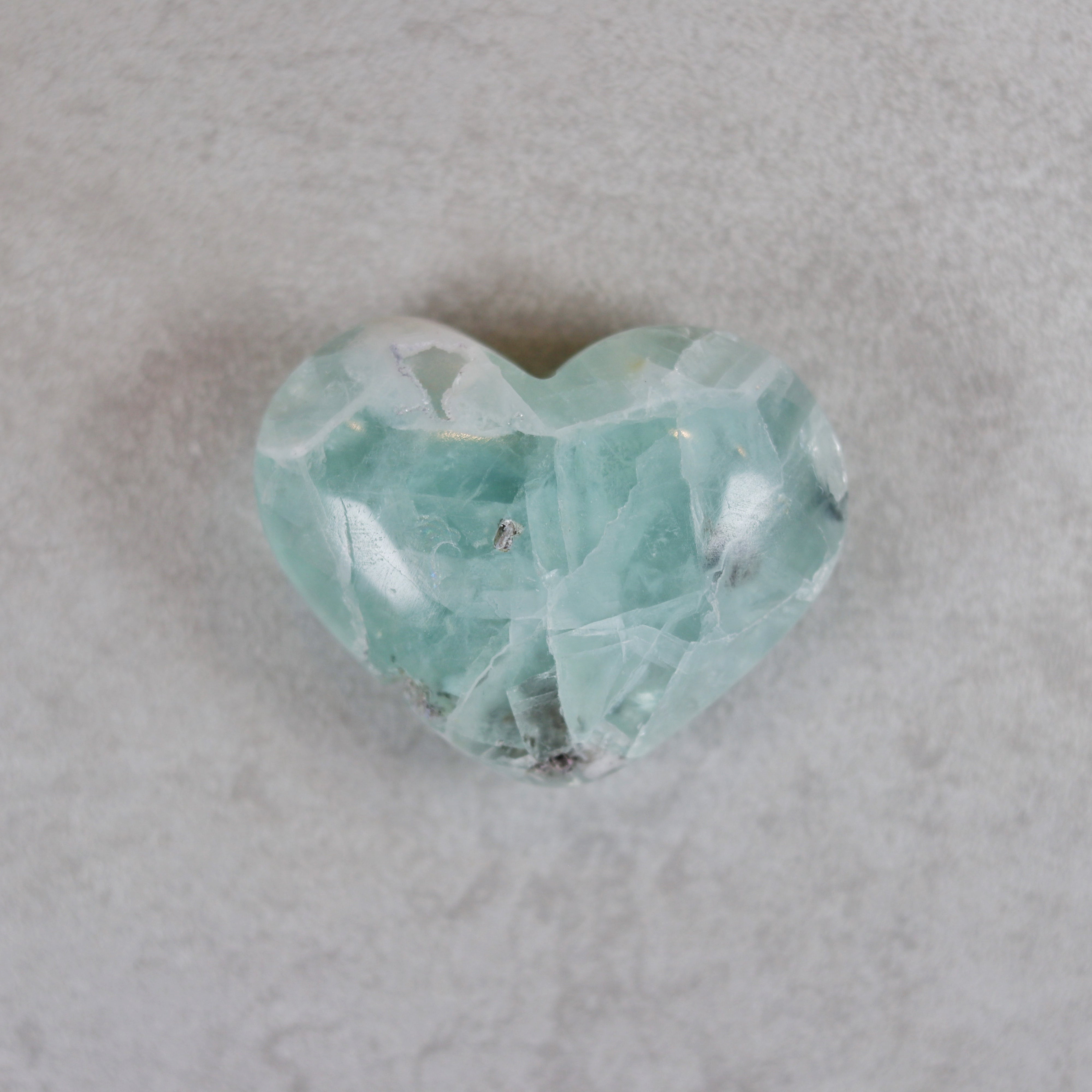 Fluorite Heart - C