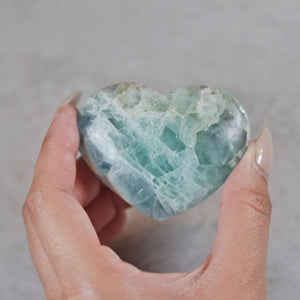 Fluorite Heart - A