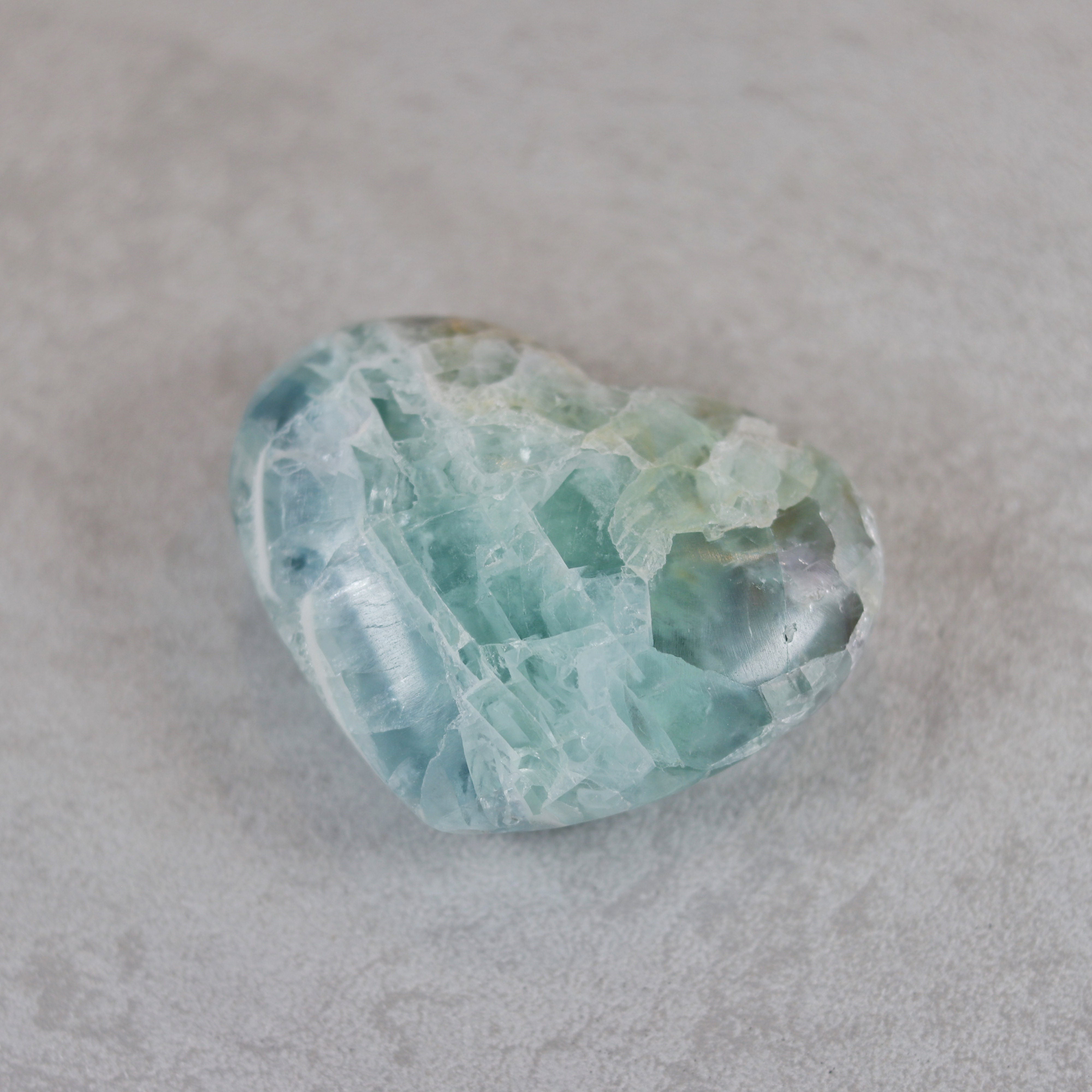 Fluorite Heart - A