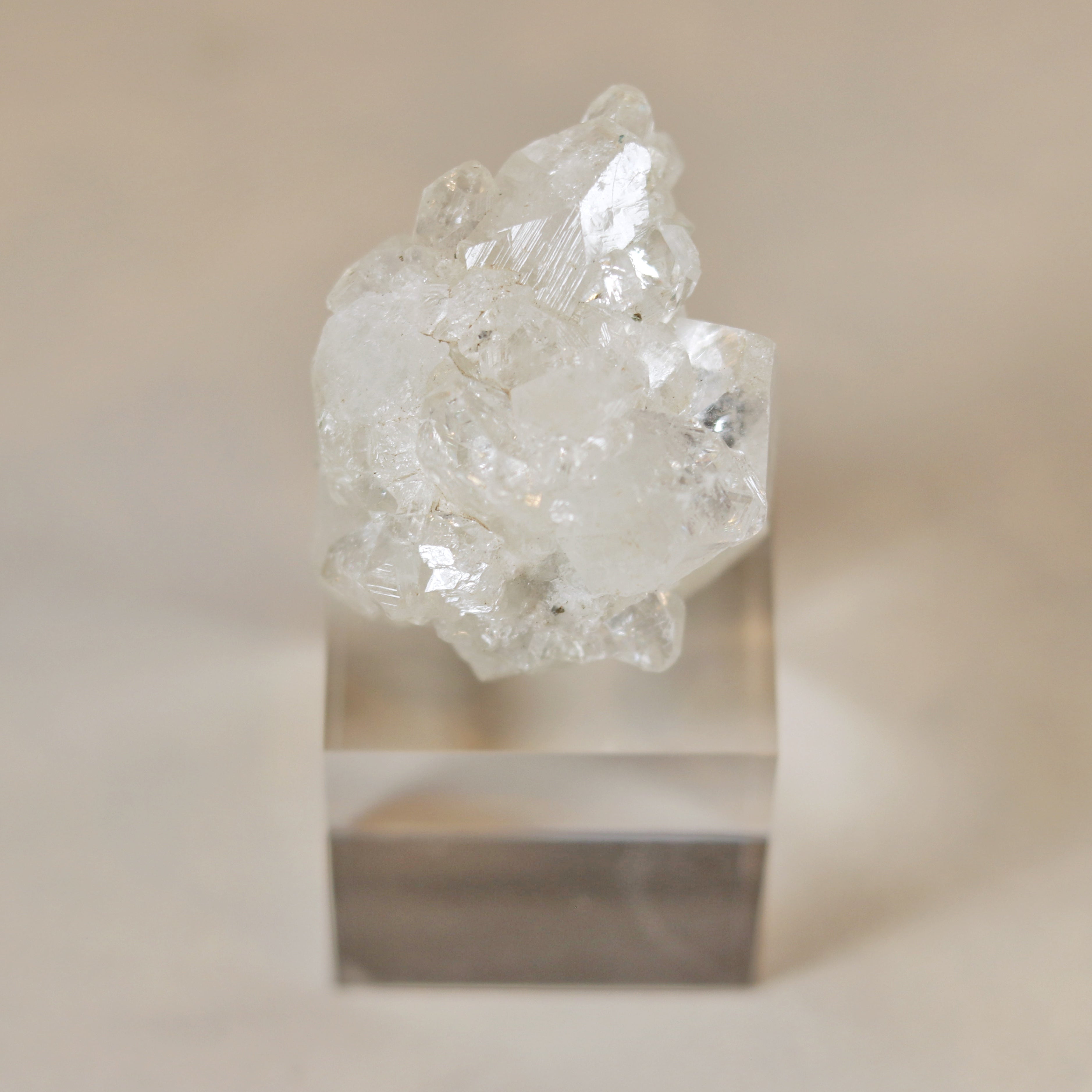 Clear Apophyllite Cluster