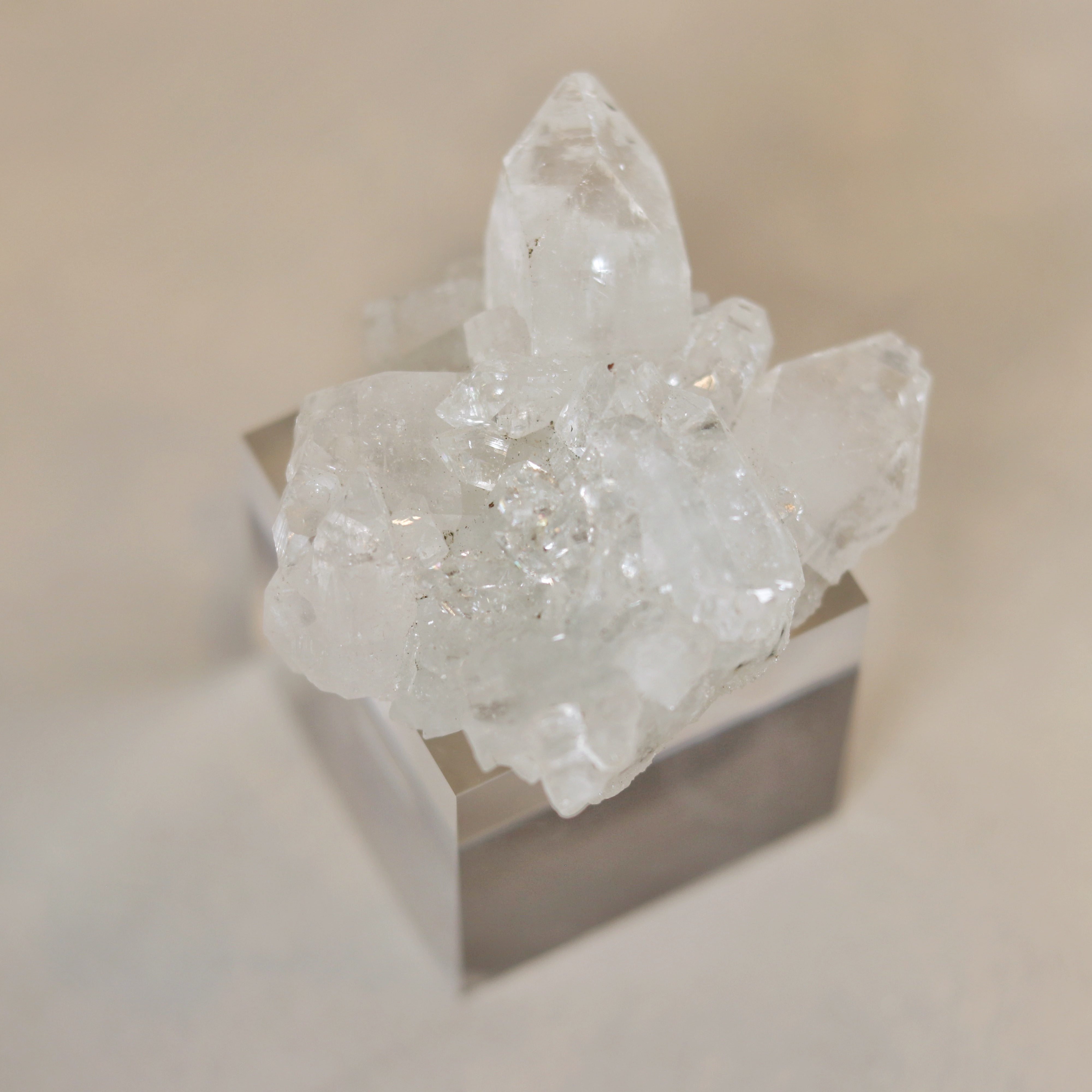 Clear Apophyllite Cluster