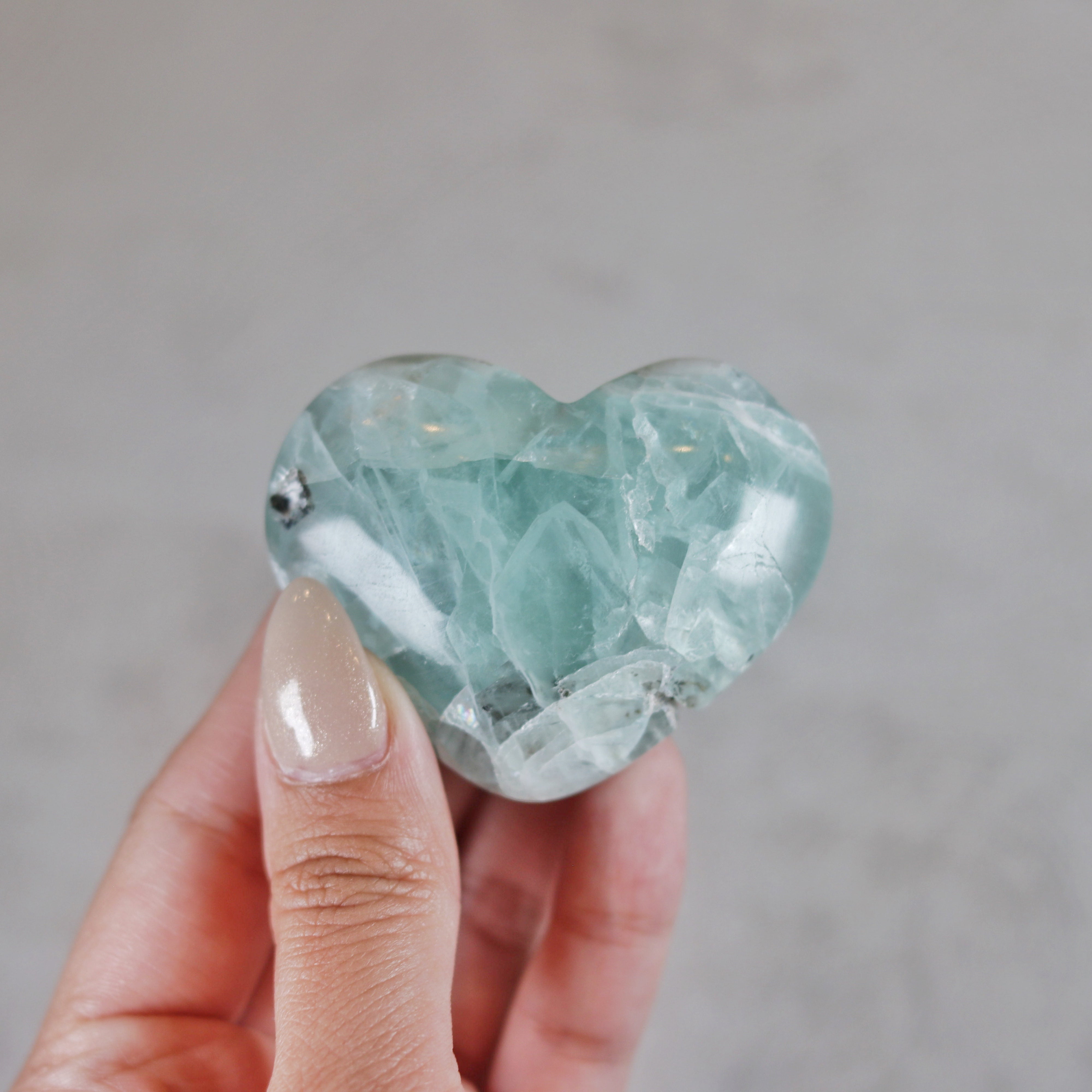 Fluorite Heart - C