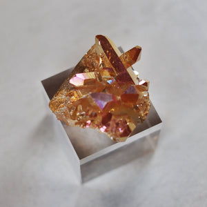 Sunset Aura Quartz Cluster - B